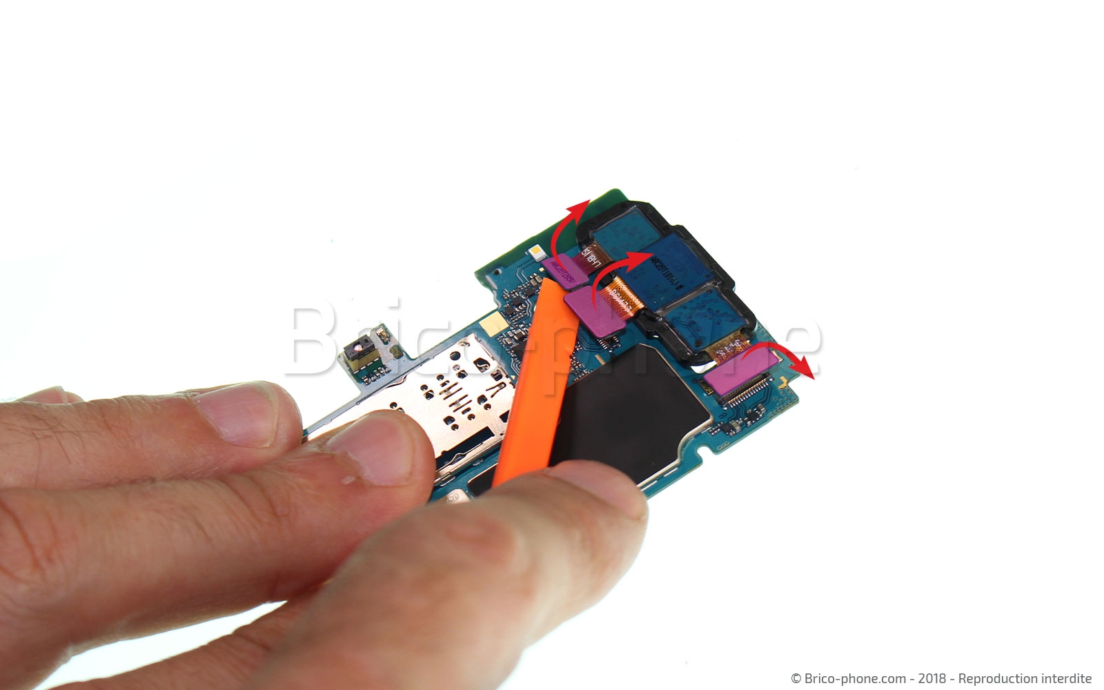 Démontage complet sur Galaxy A7 2018 photo 1