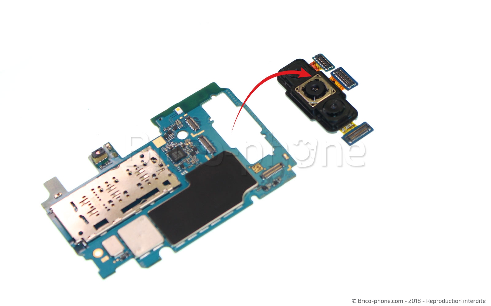 Démontage complet sur Galaxy A7 2018 photo 2