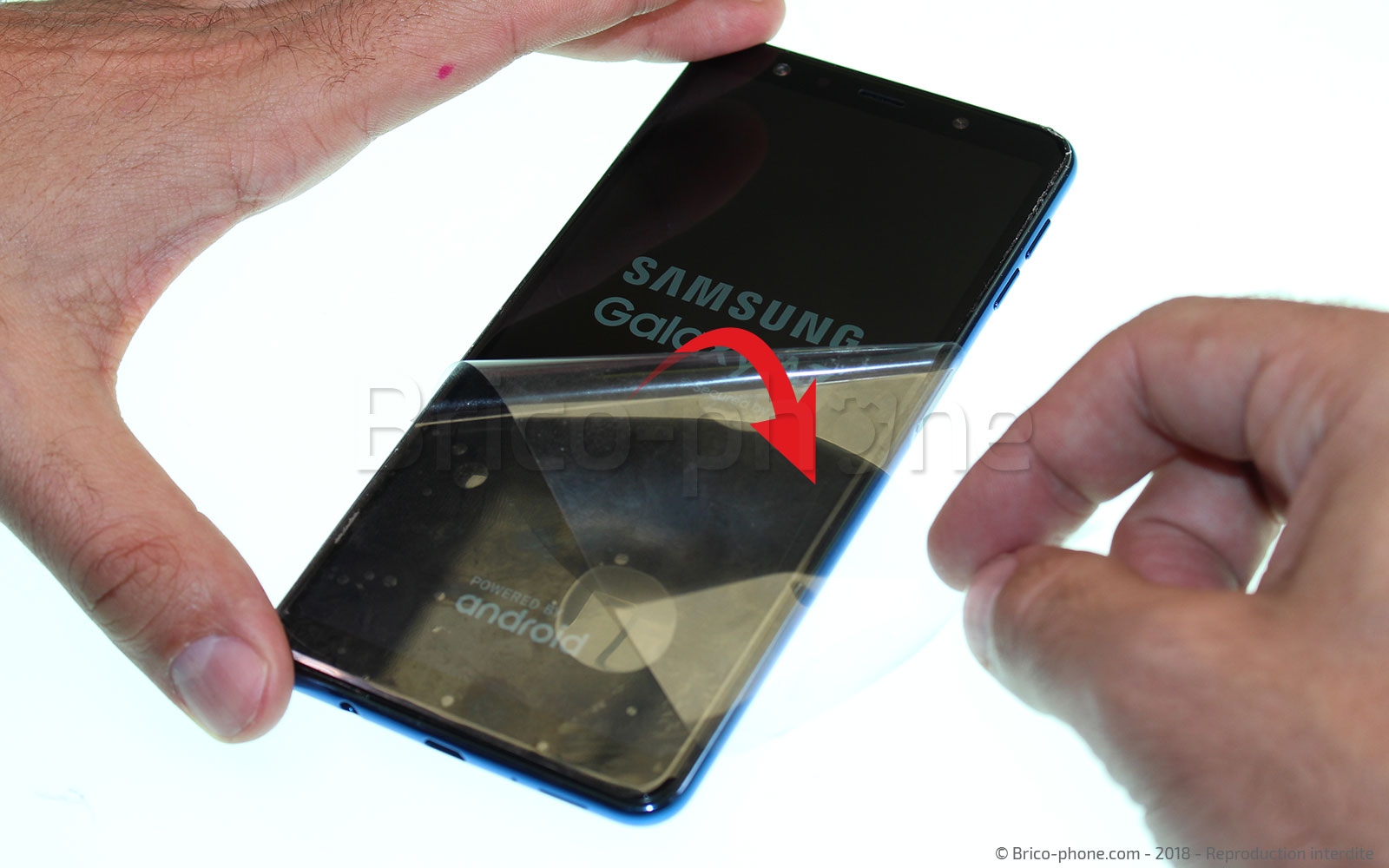 Démontage complet sur Galaxy A7 2018 photo 1