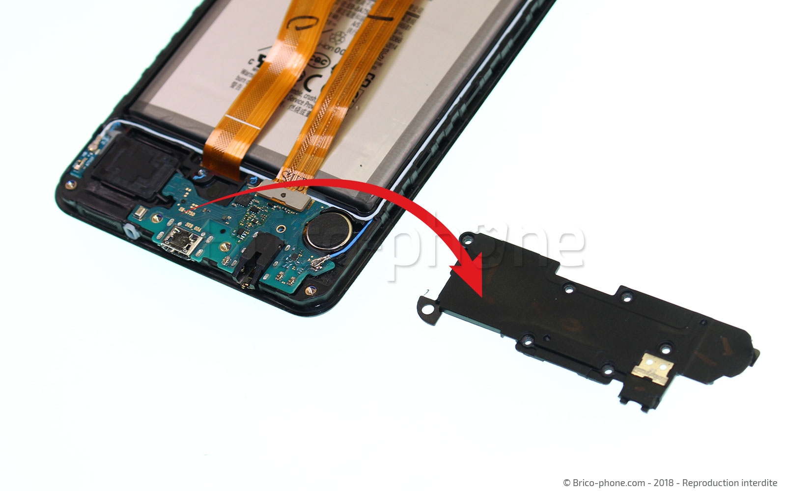 Changement d'écran (vitre + AMOLED)  sur Galaxy A7 2018 photo 3