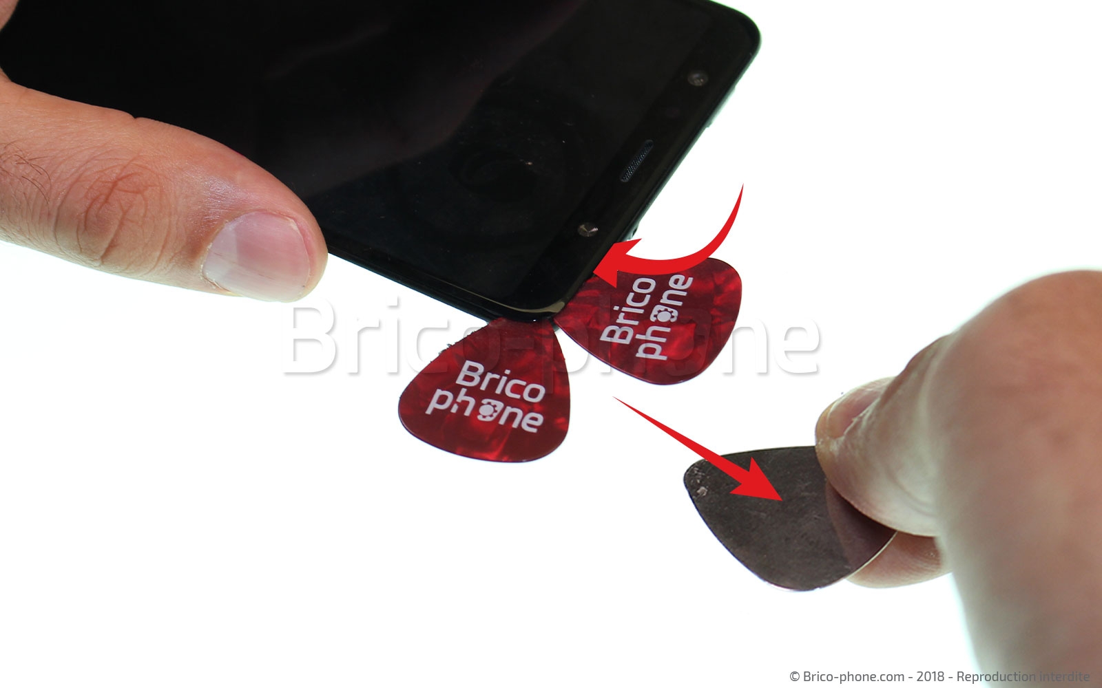 Changement d'écran (vitre + AMOLED)  sur Galaxy A7 2018 photo 3