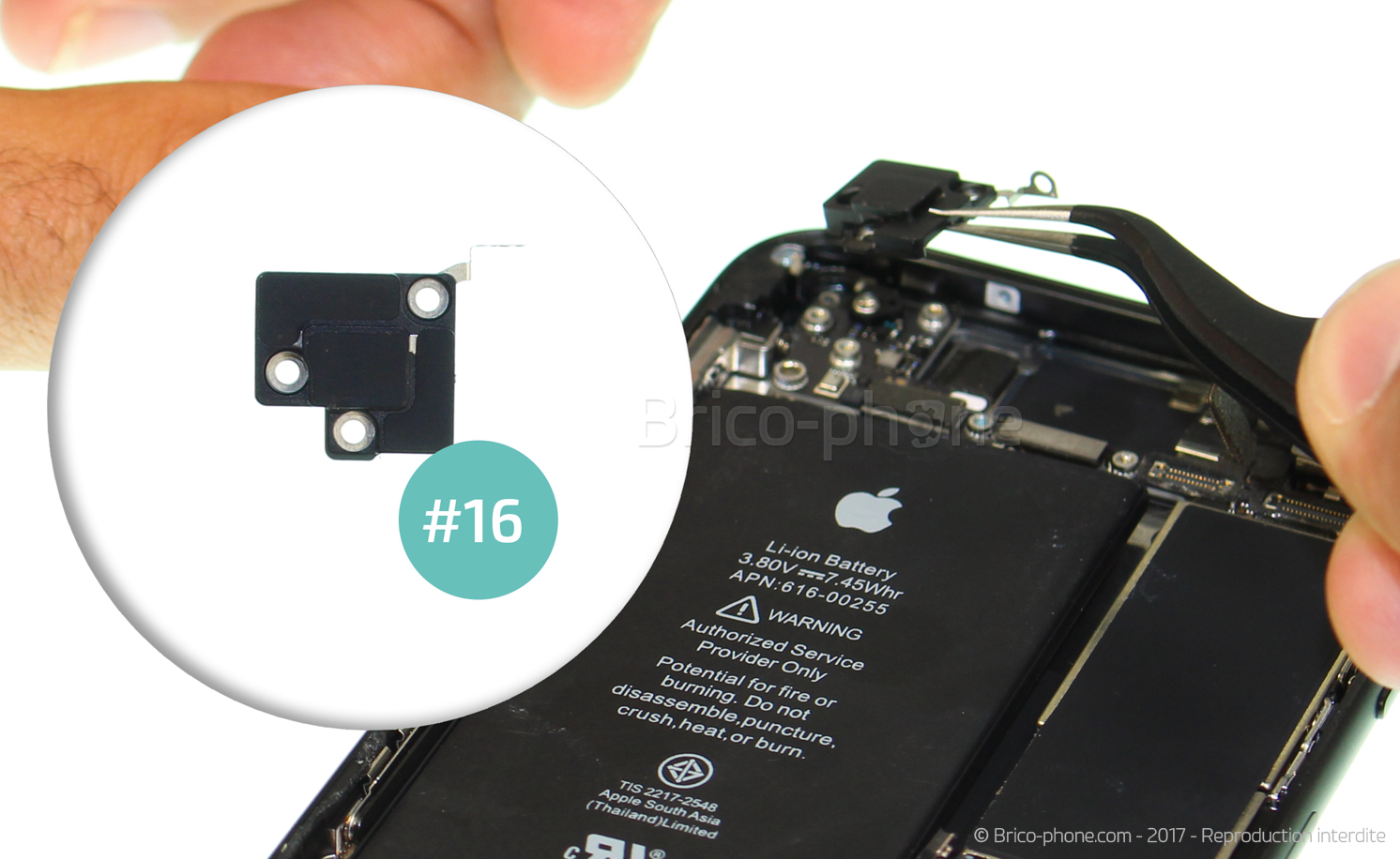 Changement du connecteur de charge sur iPhone 8 photo 3