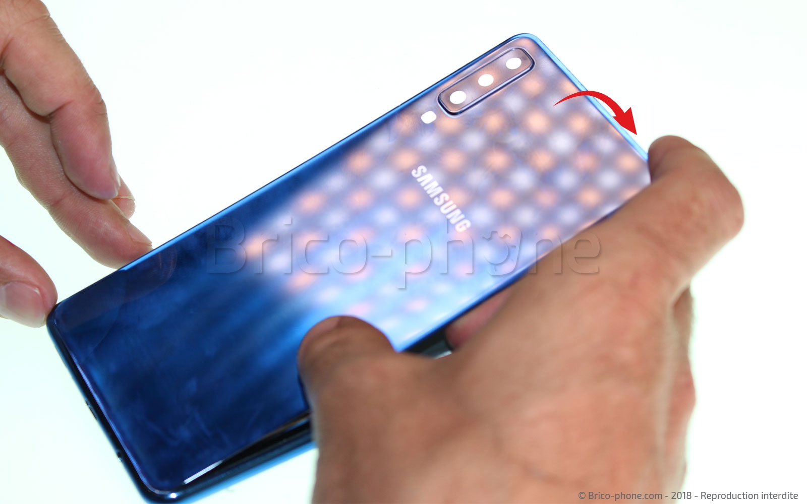 Changement de connecteur de charge sur Galaxy A7 2018 photo 2