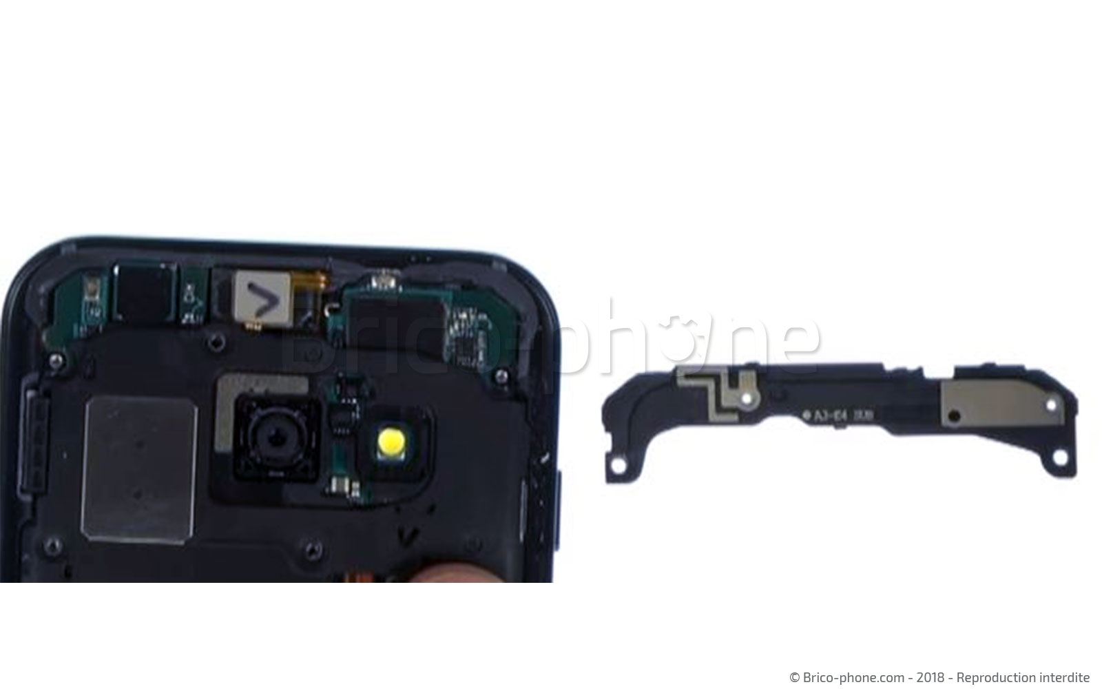 Changement d'écran (vitre+AMOLED) sur Galaxy A3 2017 photo 3