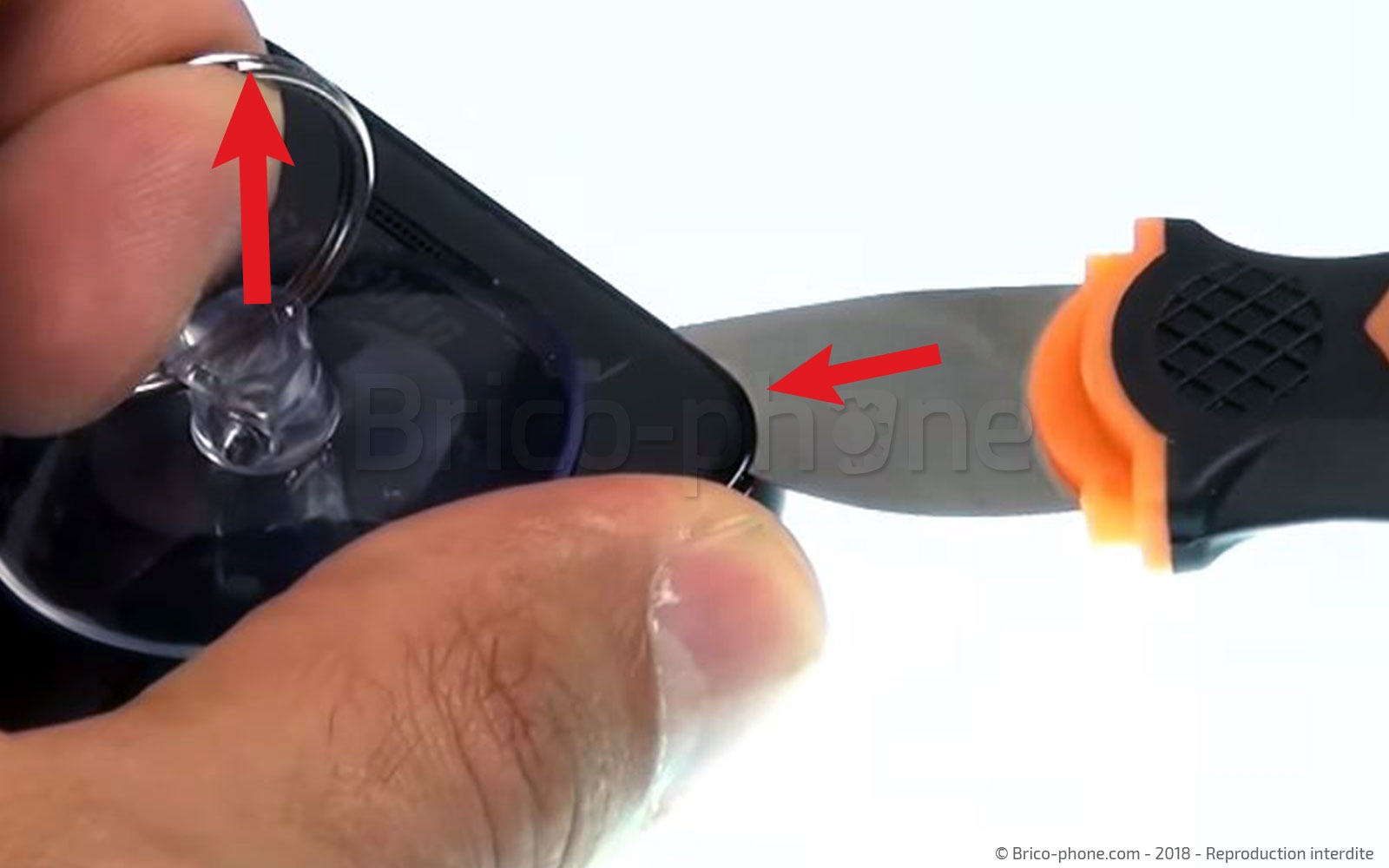 Changement d'écran (vitre+AMOLED) sur Galaxy A3 2017 photo 2