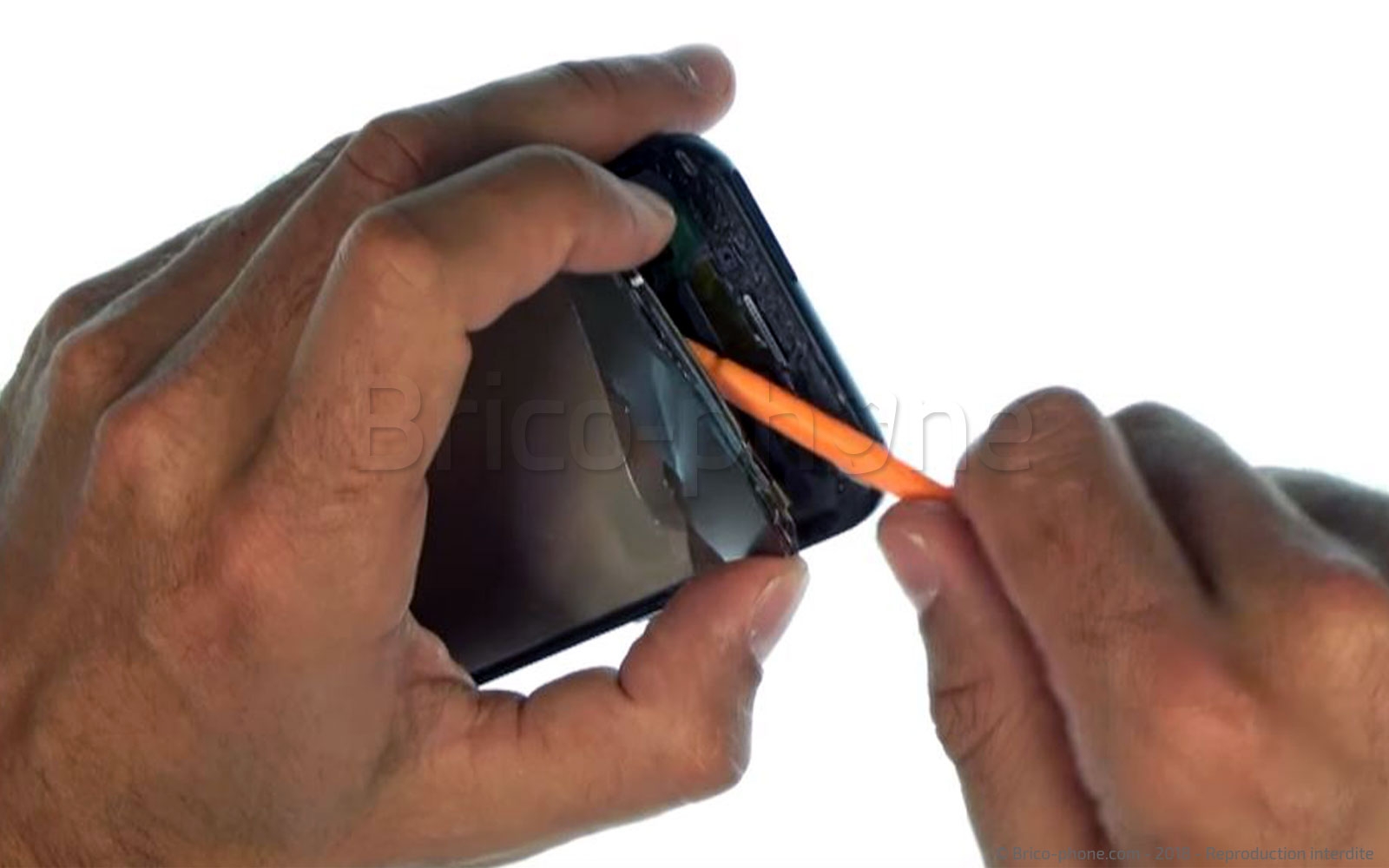 Changement d'écran (vitre+AMOLED) sur Galaxy A3 2017 photo 1