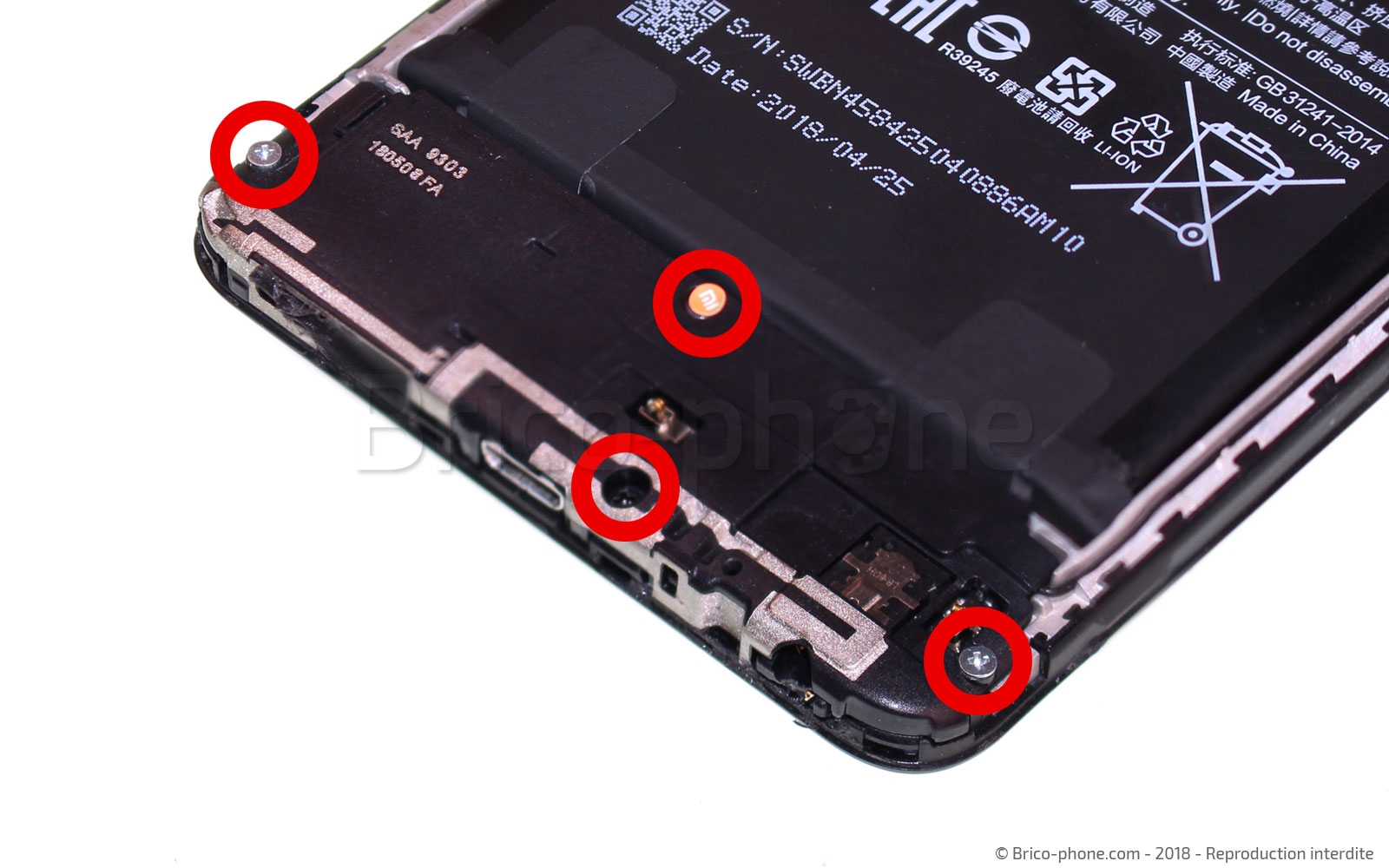 Démontage complet sur Redmi Note 5 photo 1