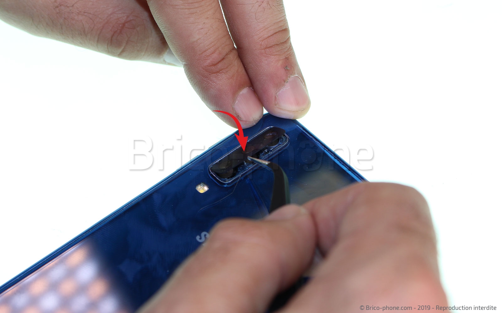 Tutoriel générique pour le remplacement d'une lentille de caméra arrière photo 2