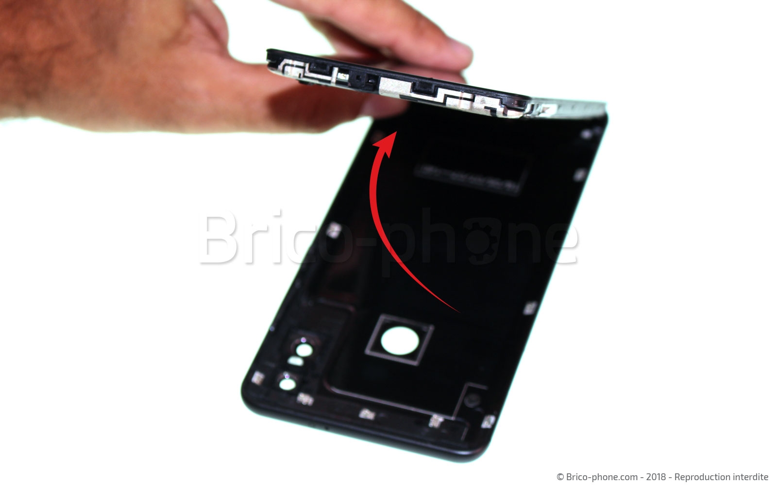 Changement de coque arrière sur Redmi Note 5 photo 3