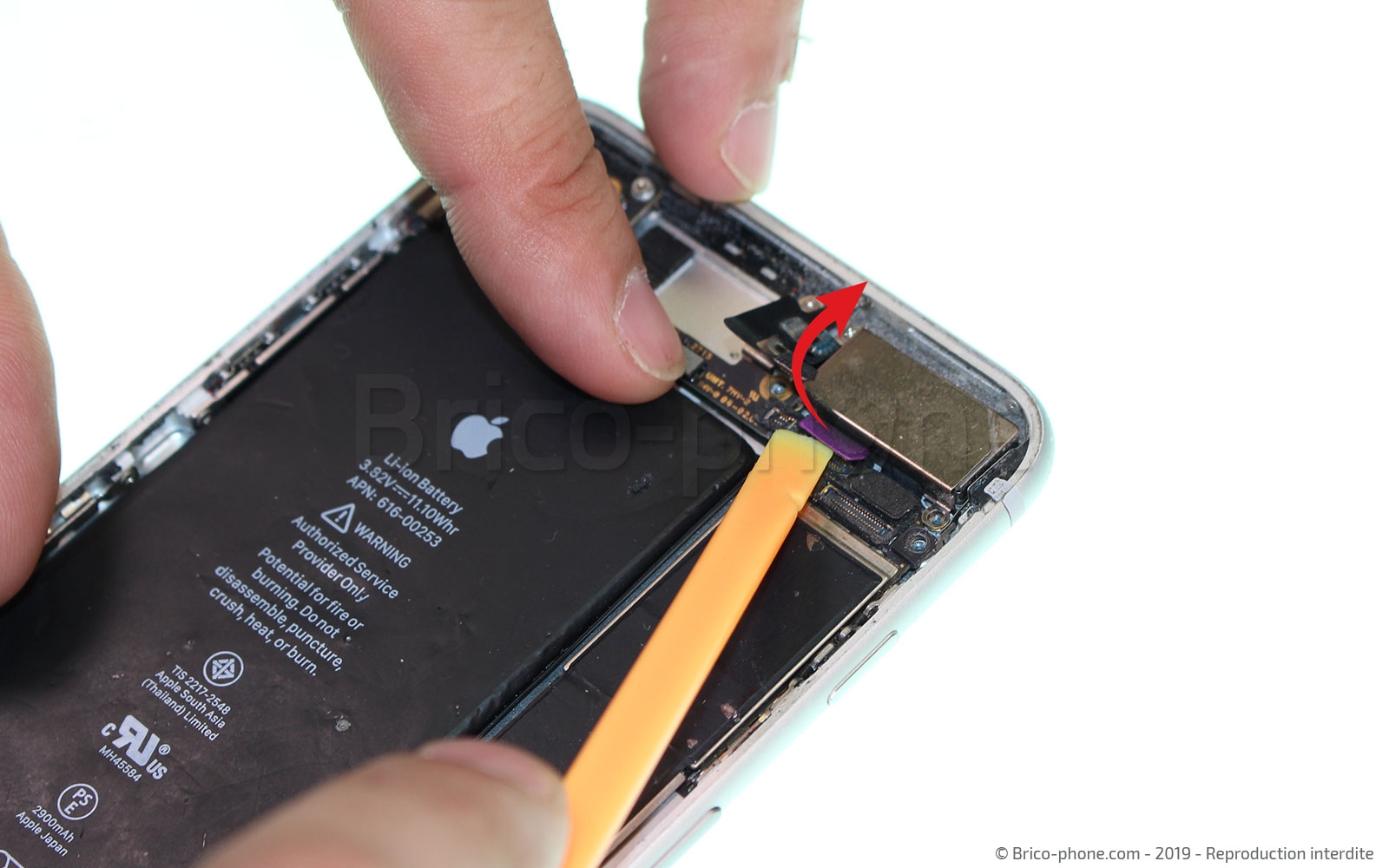 Changement du connecteur de charge sur iPhone 7 Plus photo 3