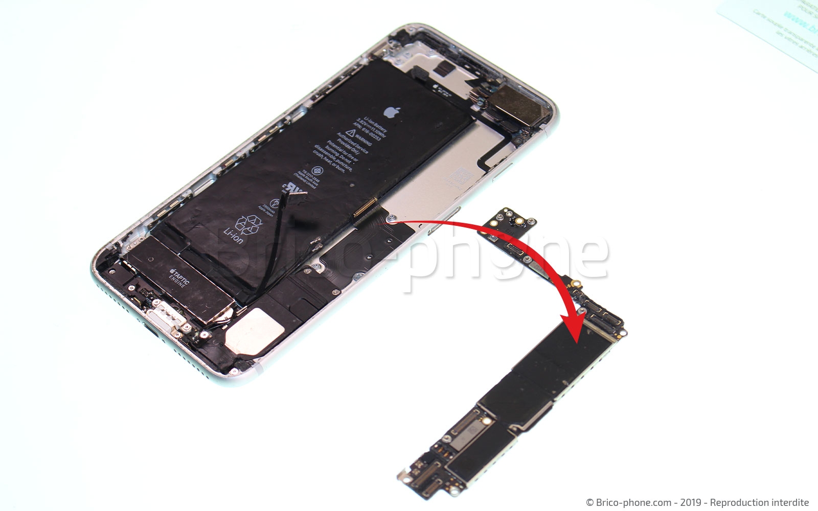 Changement du connecteur de charge sur iPhone 7 Plus photo 3