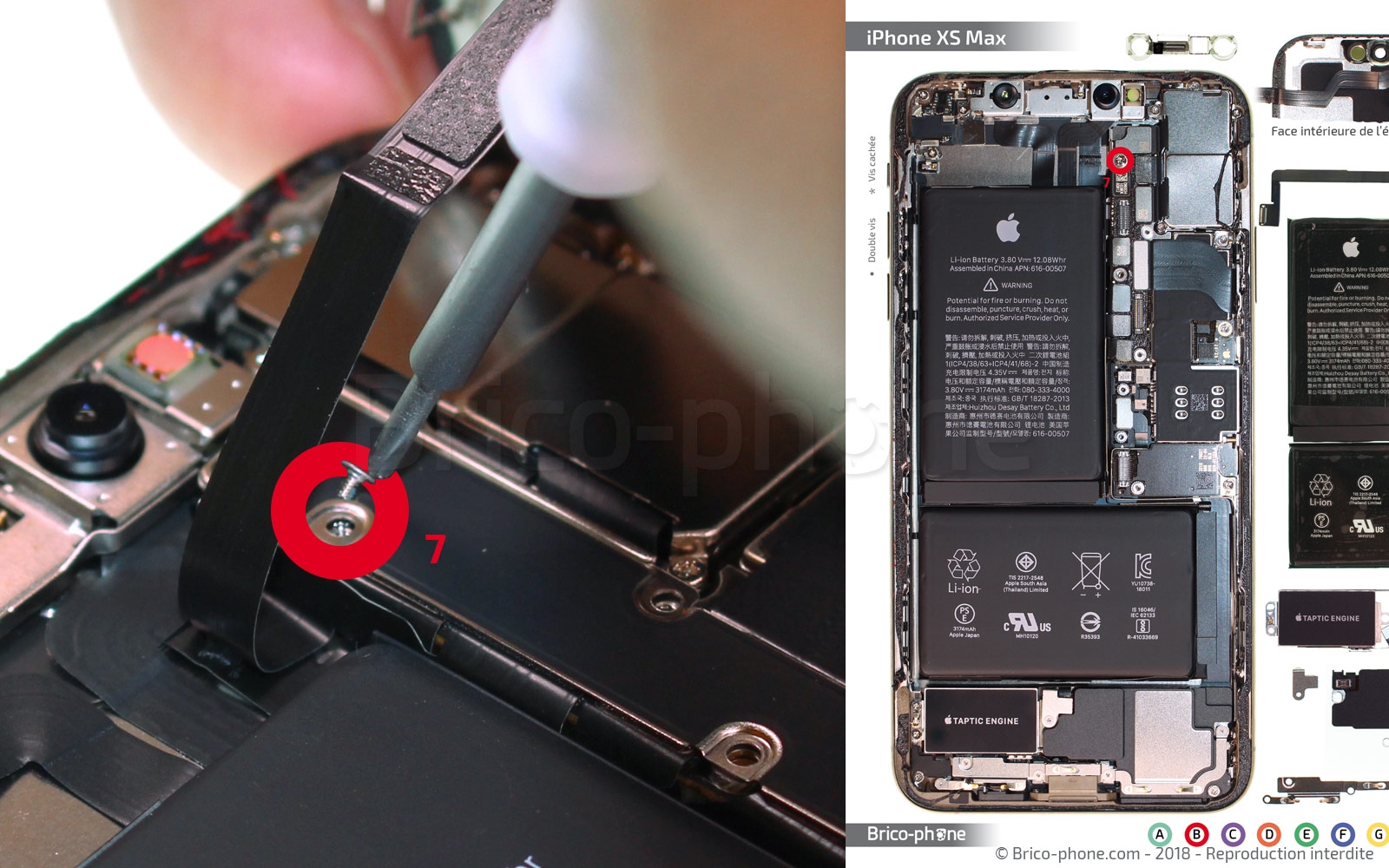 Démontage complet sur iPhone XS Max photo 2