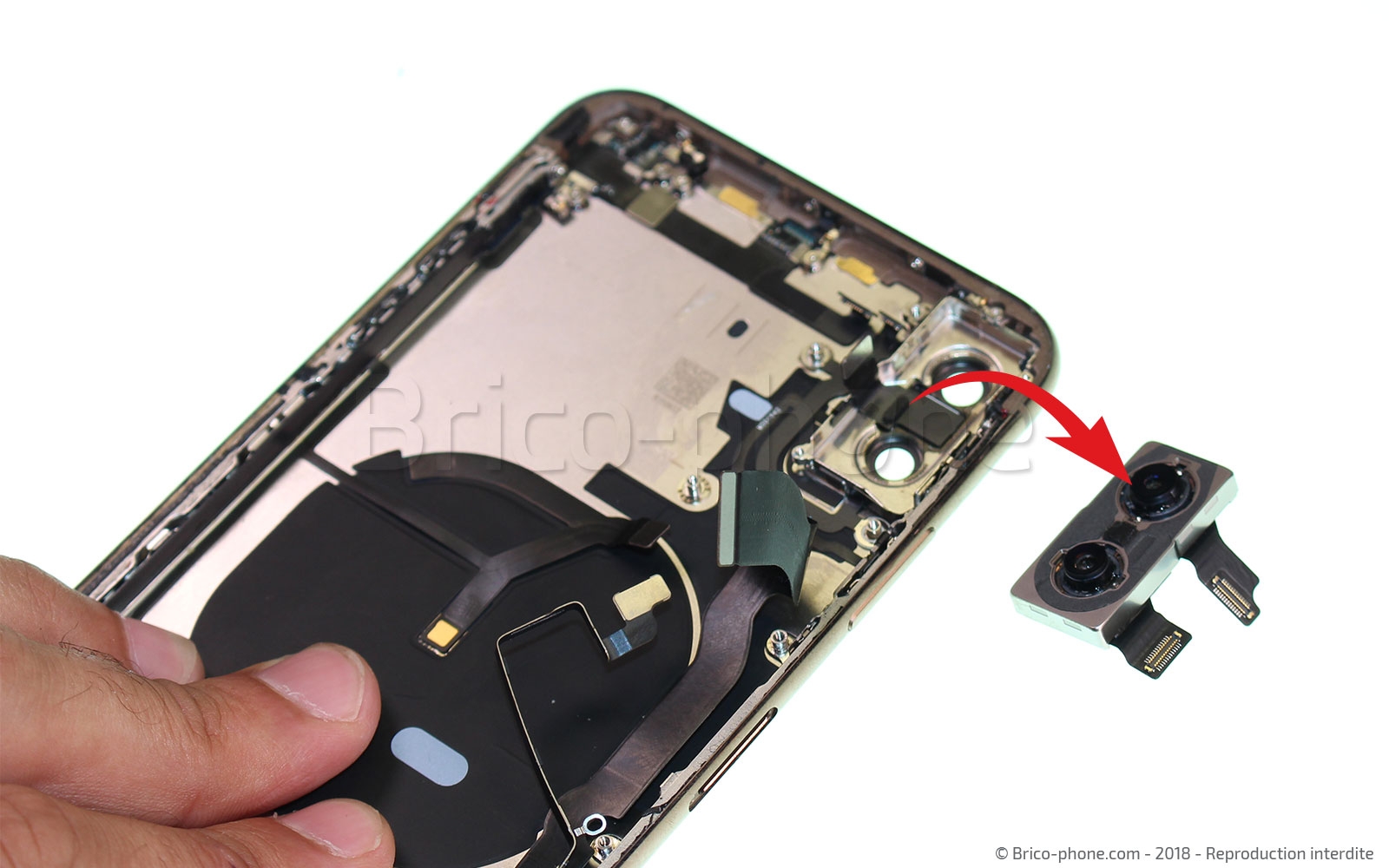 Démontage complet sur iPhone XS Max photo 2