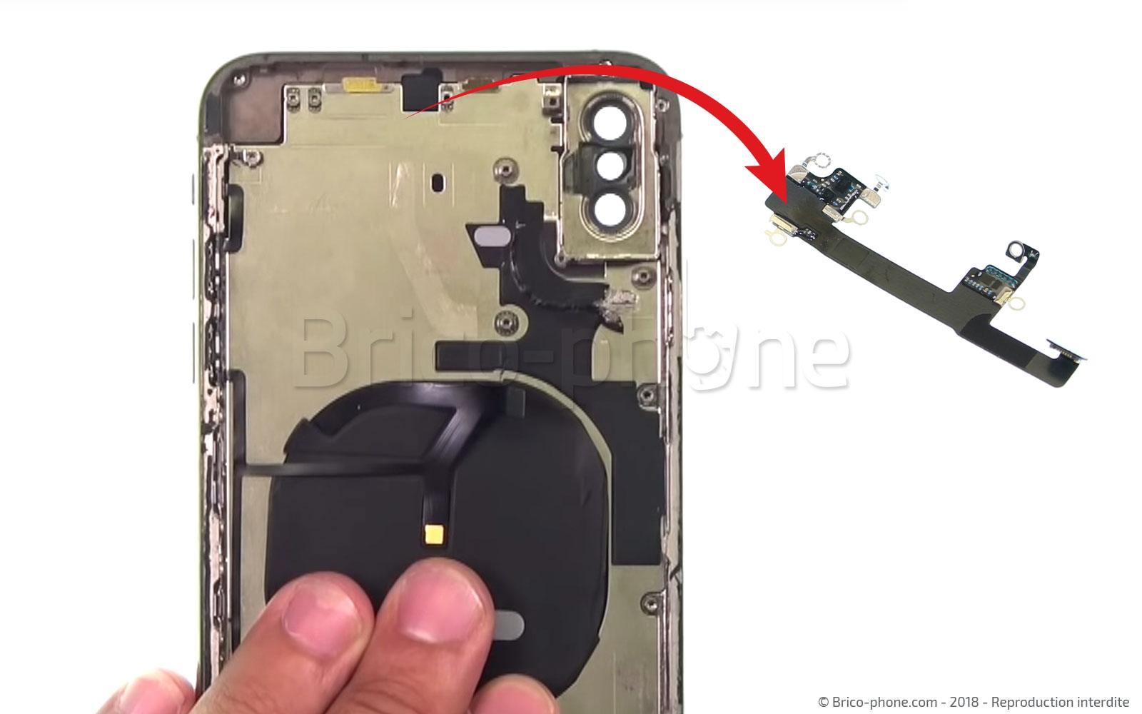Démontage complet sur iPhone XS Max photo 3