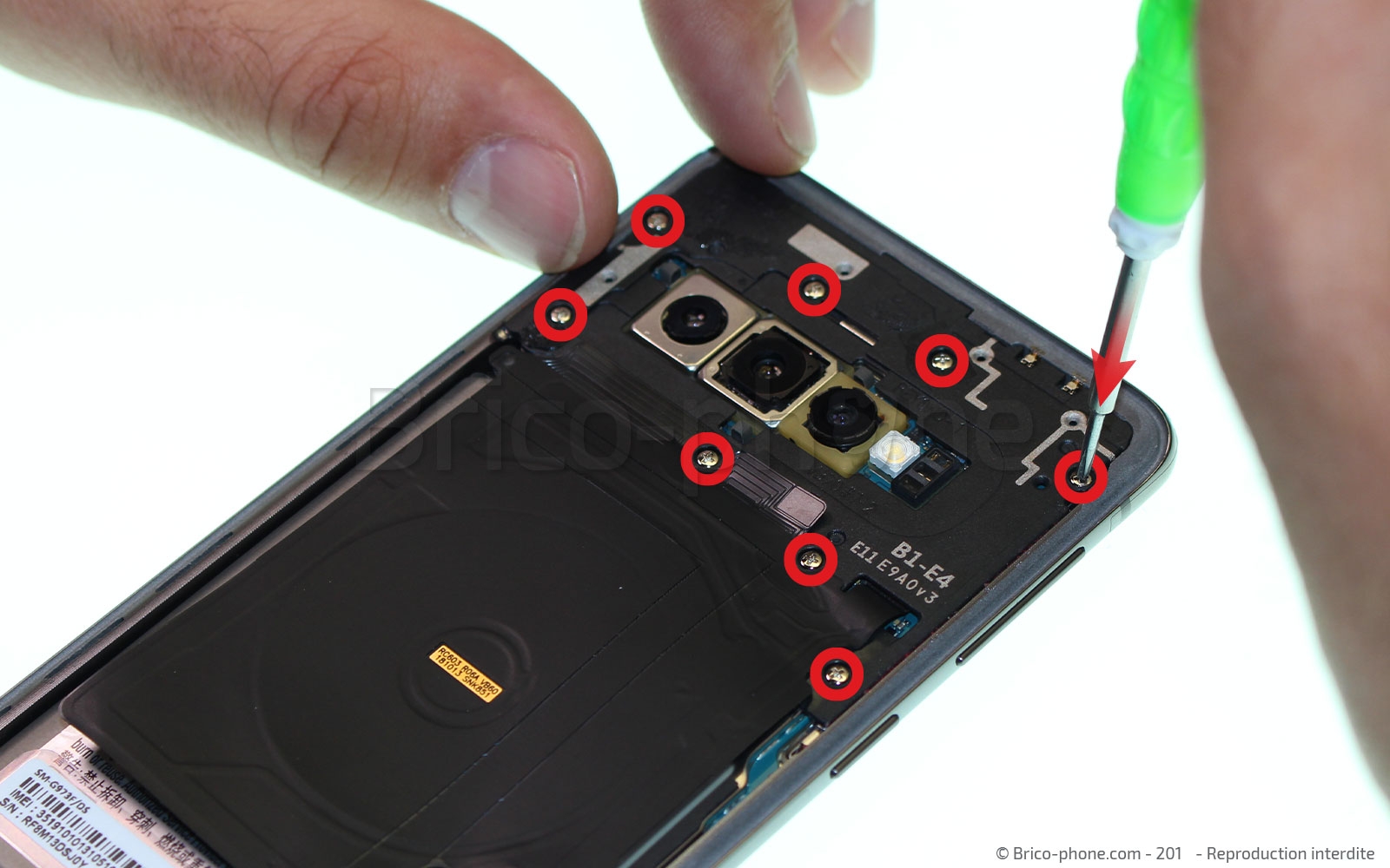 Démontage complet sur Galaxy S10 photo 1