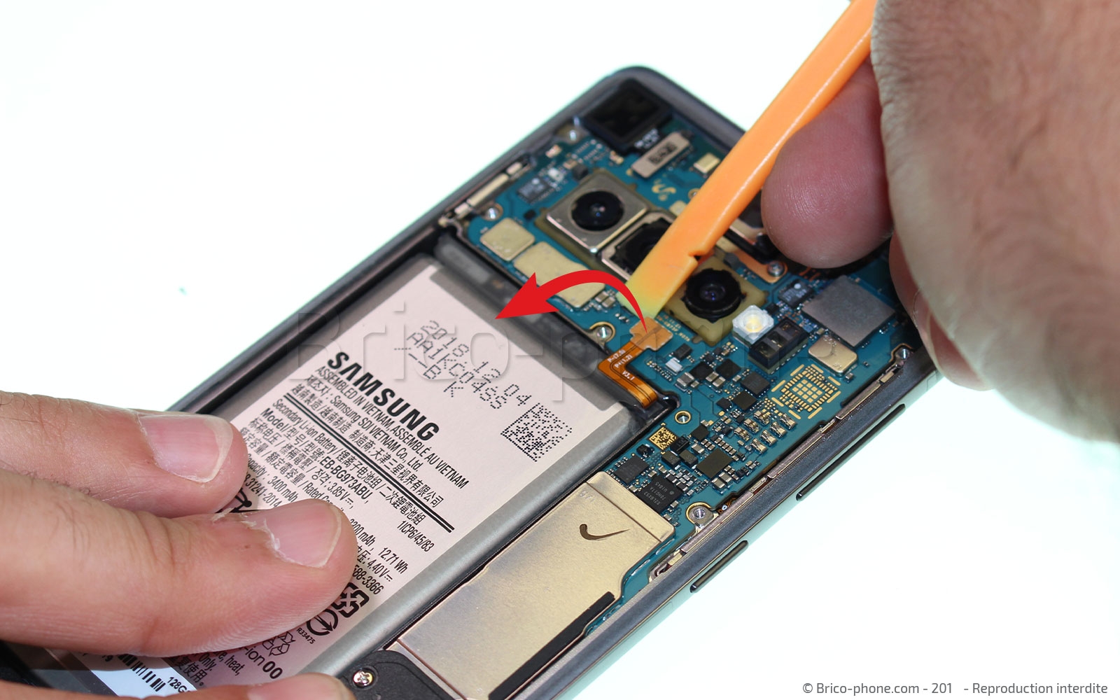 Changement de Batterie sur Galaxy S10 photo 1