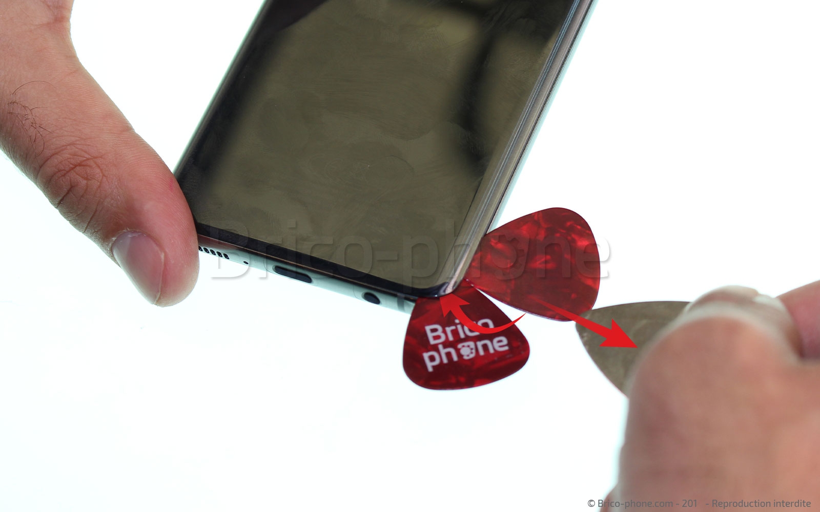 Changement de Vitre Arrière sur Galaxy S10 photo 3