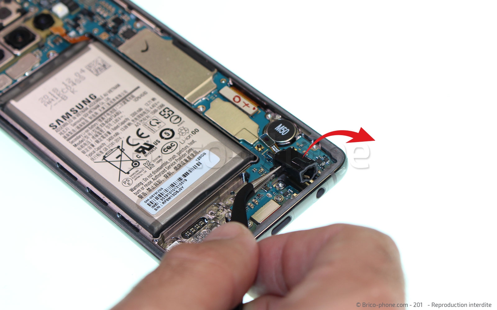 Changement de bloc écran sur Galaxy S10 photo 2