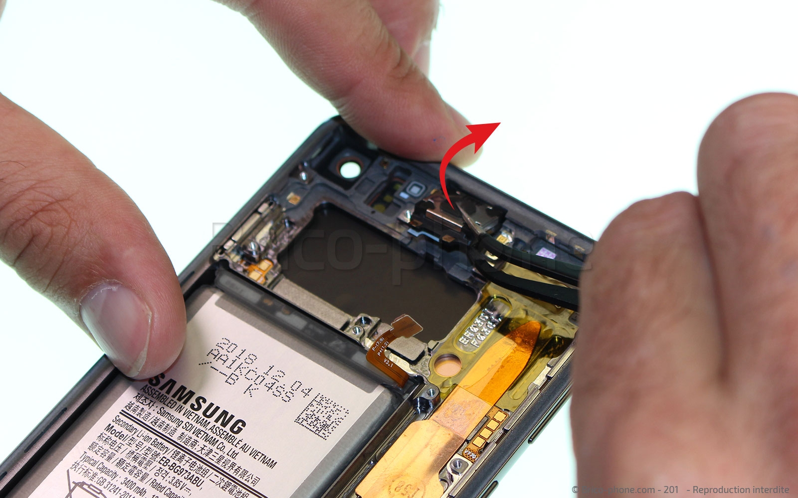 Changement de bloc écran sur Galaxy S10 photo 1