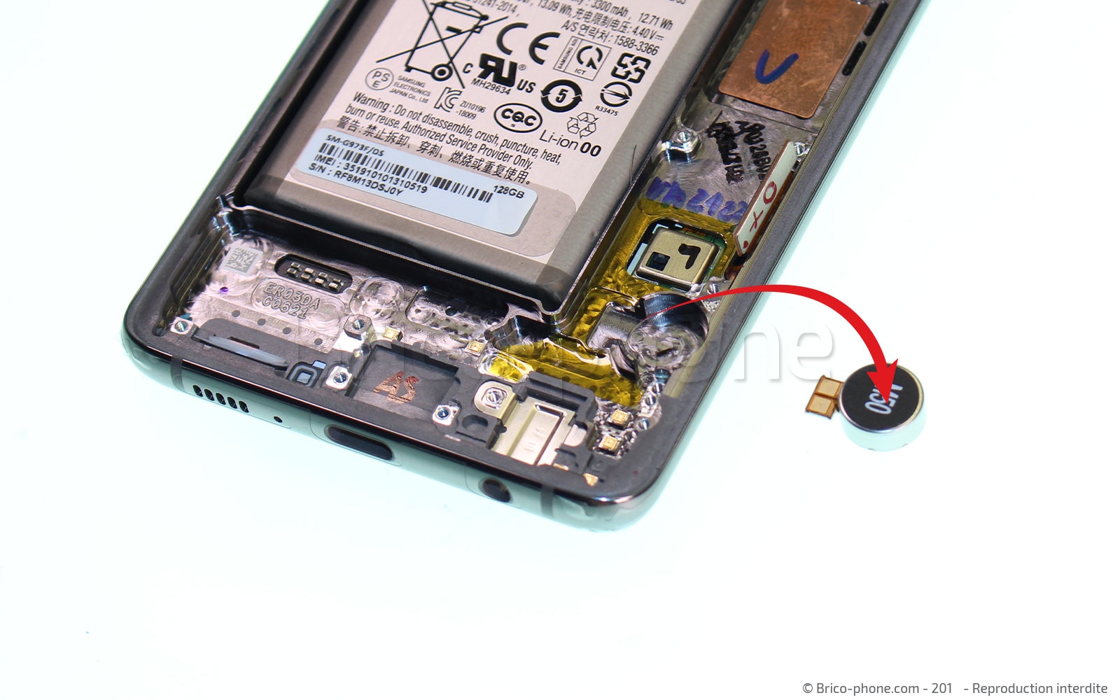 Changement de bloc écran sur Galaxy S10 photo 2