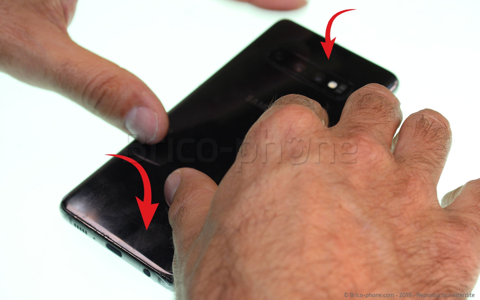 Changement de bloc écran sur Galaxy S10 photo 2