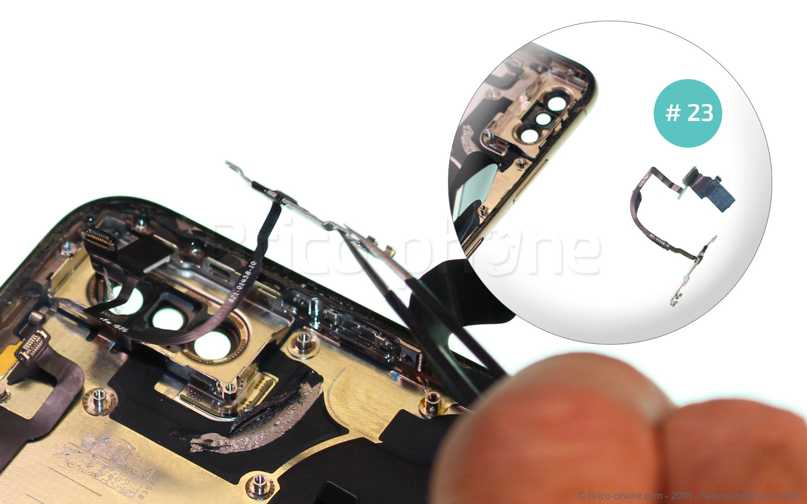 Démontage complet sur iPhone XS photo 3