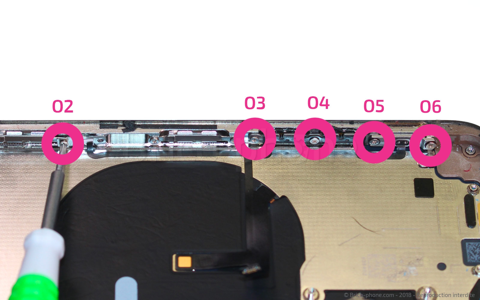 Démontage complet sur iPhone XS photo 2