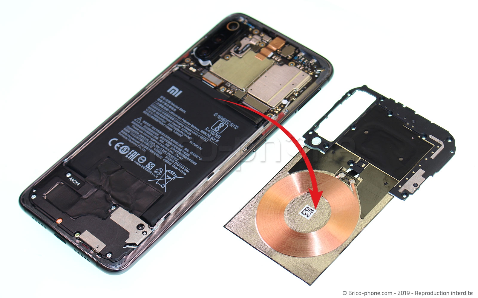 Changement d'écran (vitre+LCD) sur Mi 9 photo 4