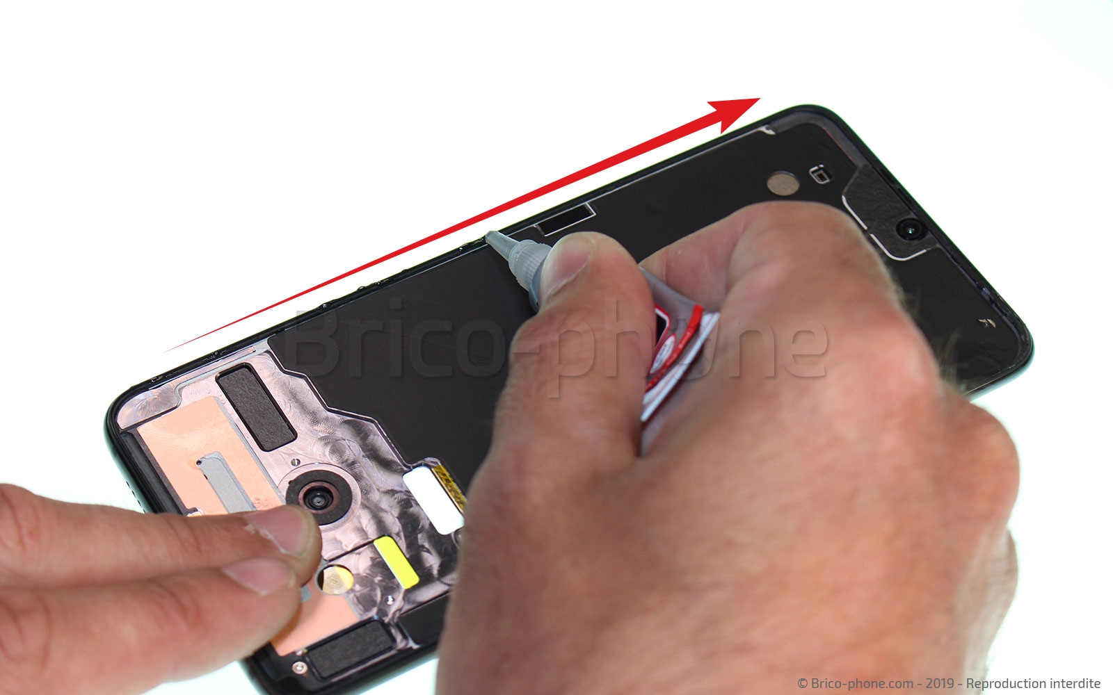 Changement d'écran (vitre+LCD) sur Mi 9 photo 1