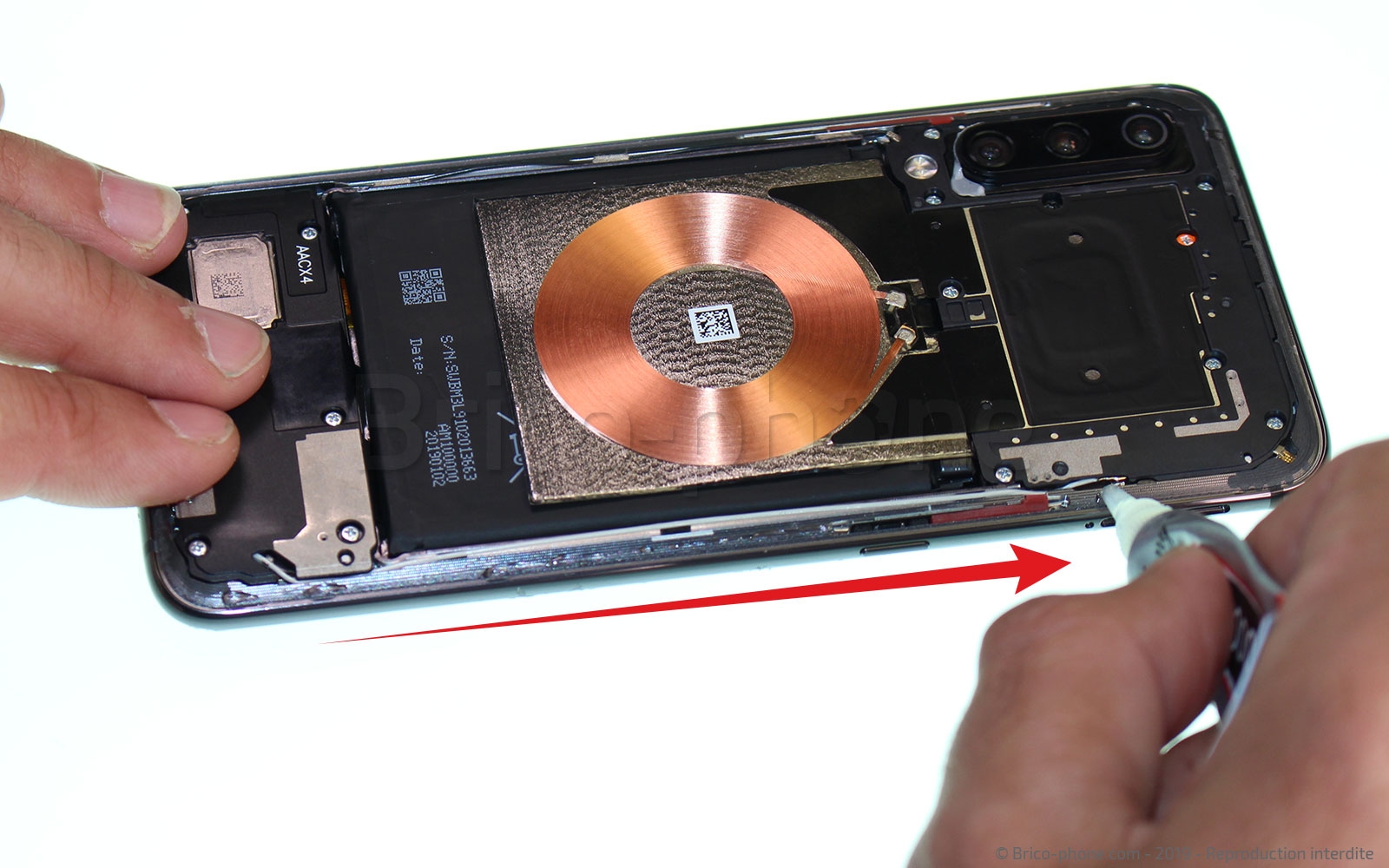 Changement de Batterie sur Mi 9 photo 2