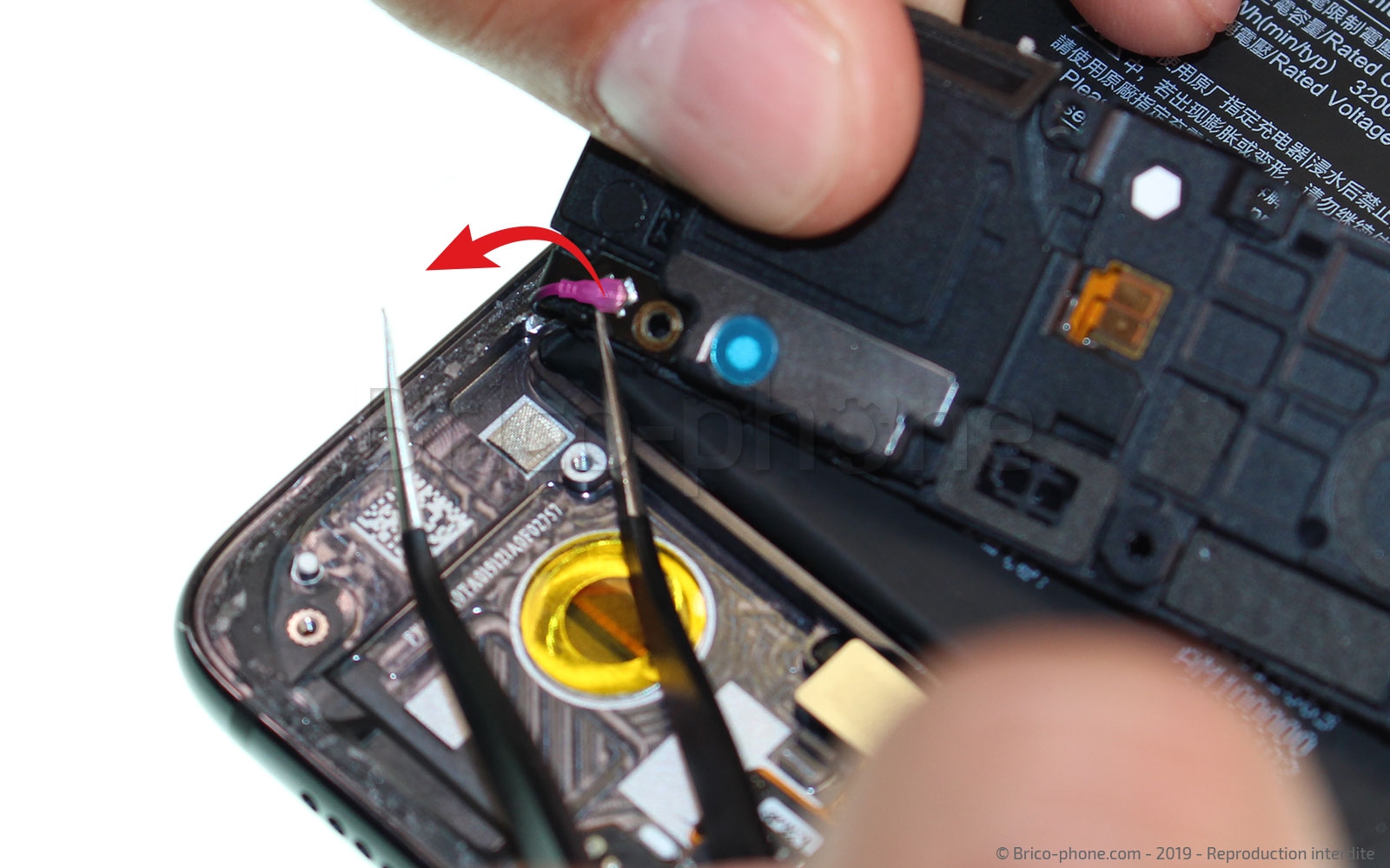 Changement du connecteur de charge sur Mi 9 photo 3