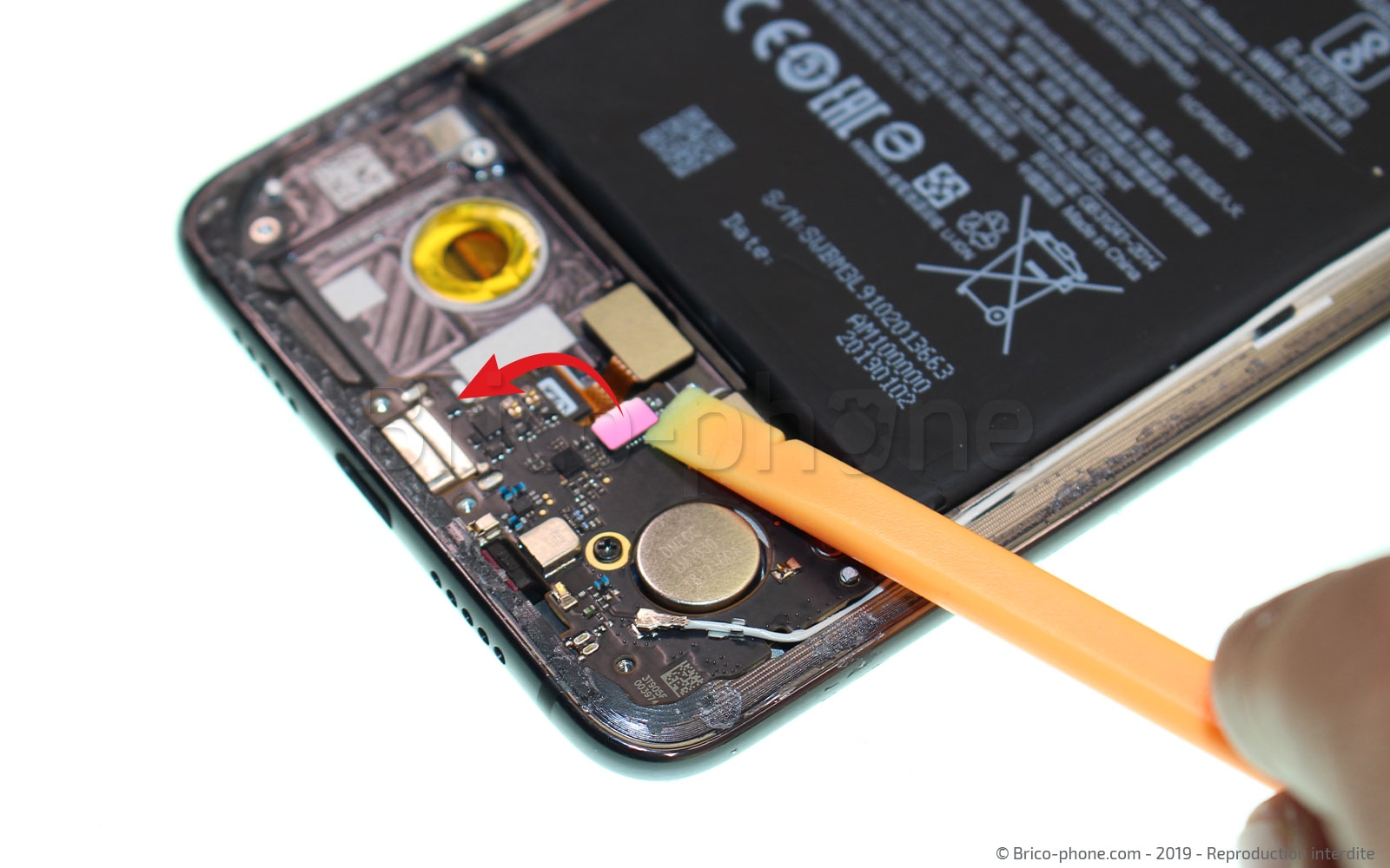 Changement du connecteur de charge sur Mi 9 photo 1