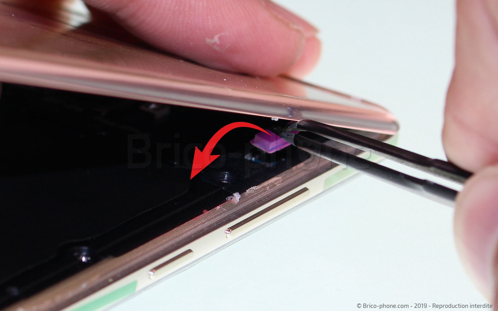 Changement de Bloc Ecran sur Galaxy Note 8 photo 3