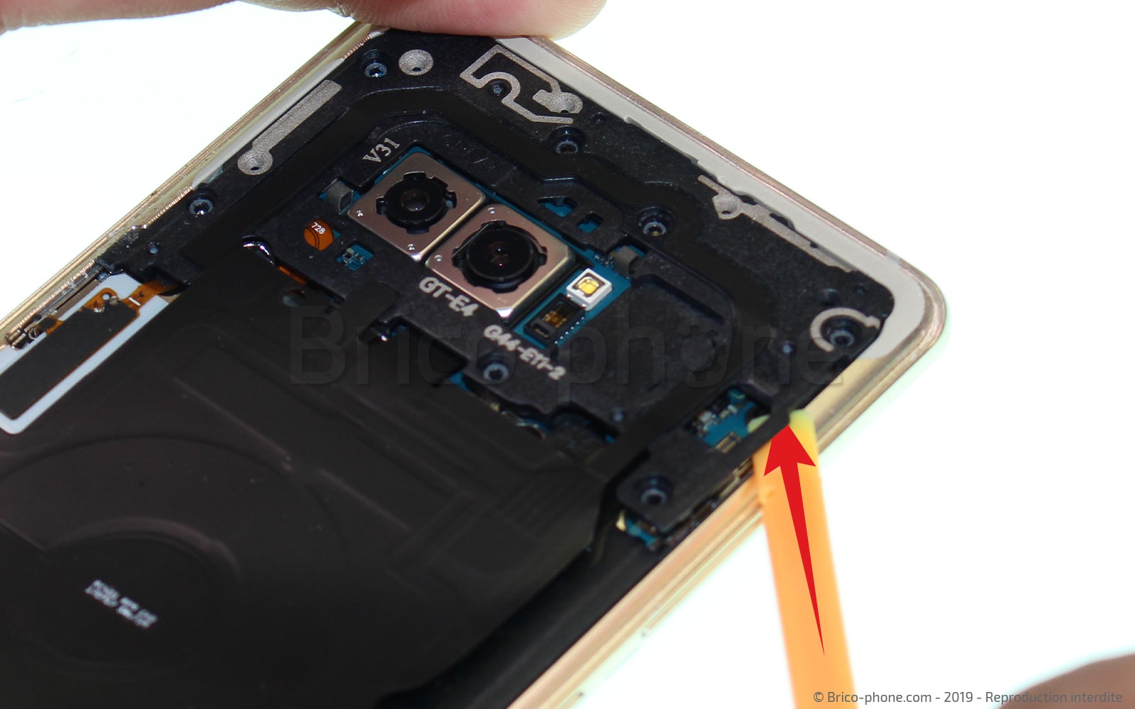 Changement de Bloc Ecran sur Galaxy Note 8 photo 2