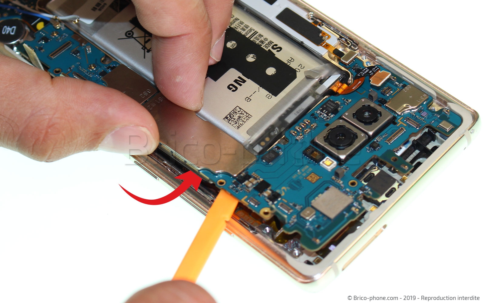 Changement de Bloc Ecran sur Galaxy Note 8 photo 2