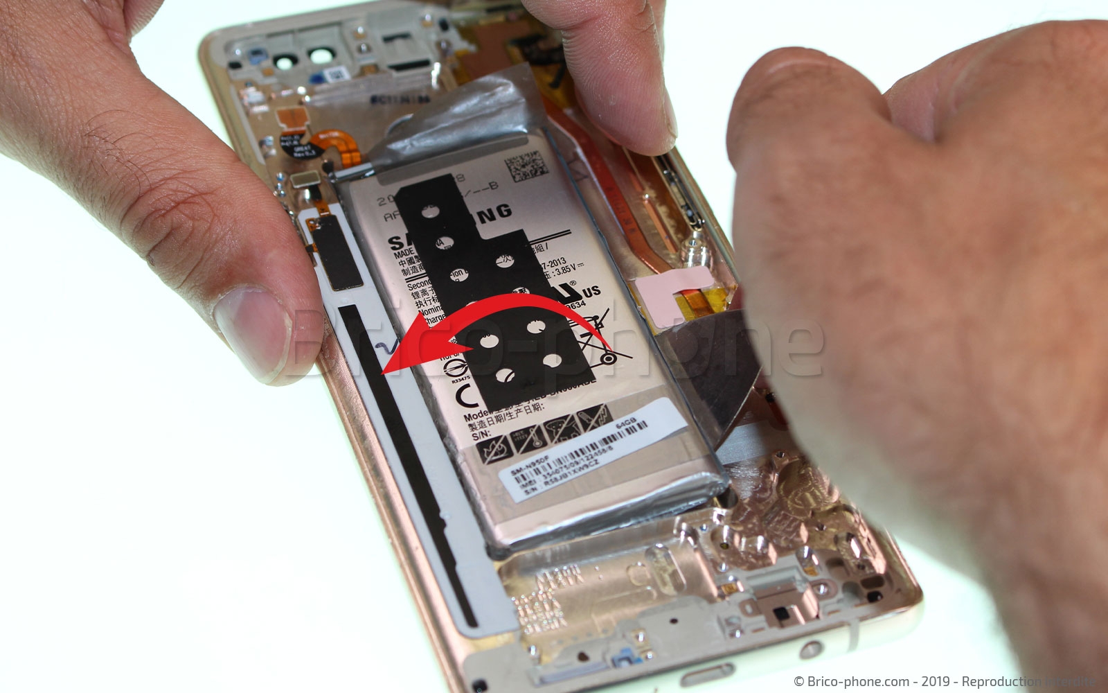 Changement de Bloc Ecran sur Galaxy Note 8 photo 2