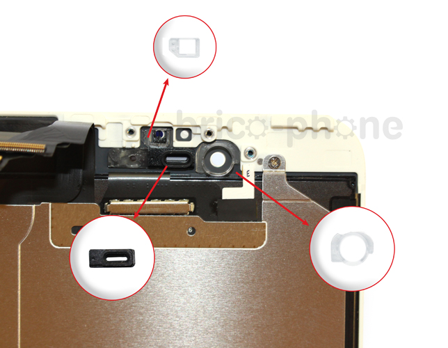 Changement de nappe caméra avant Facetime sur iPhone 6 Plus photo 1