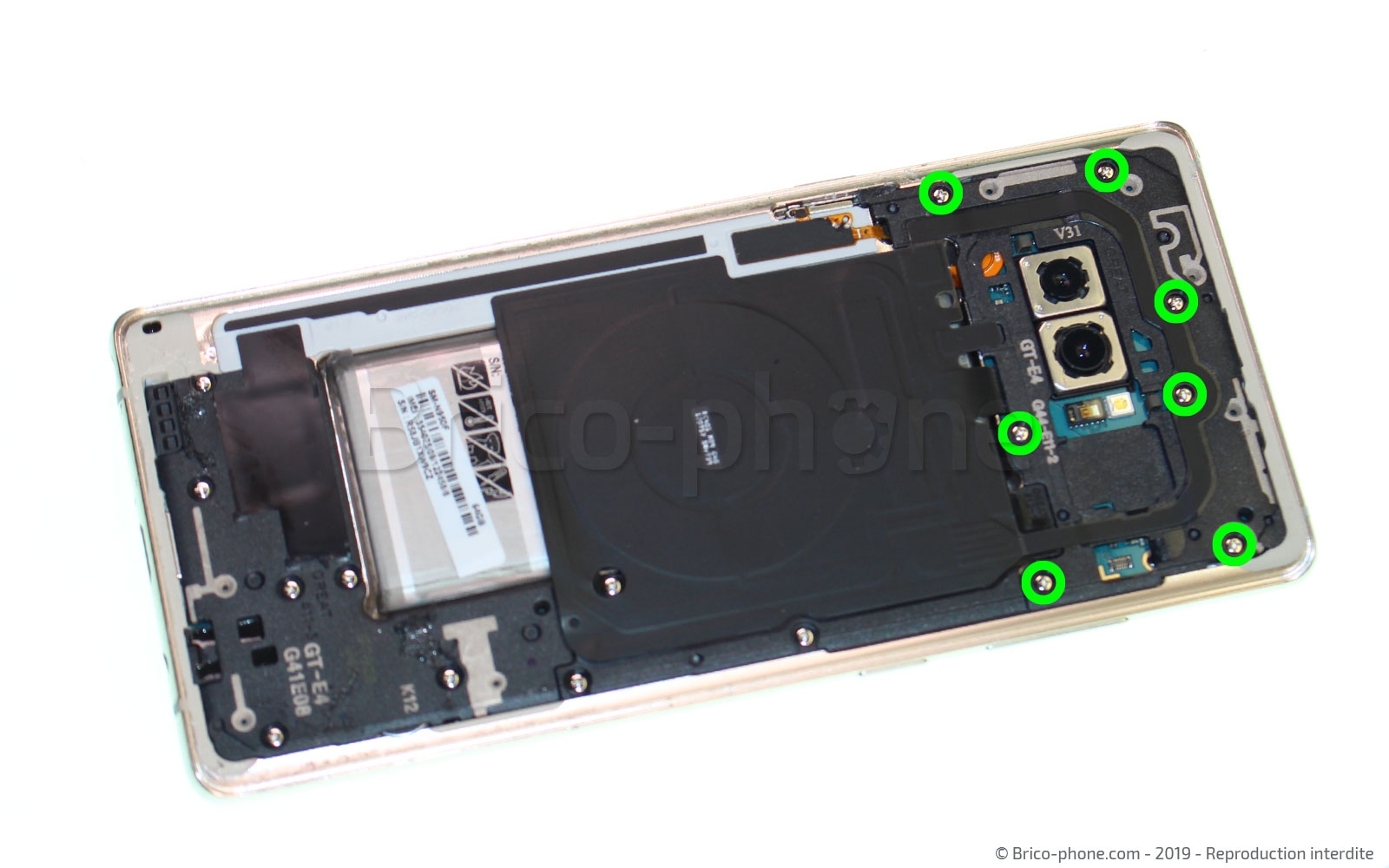 Démontage complet sur Galaxy Note 8 photo 1