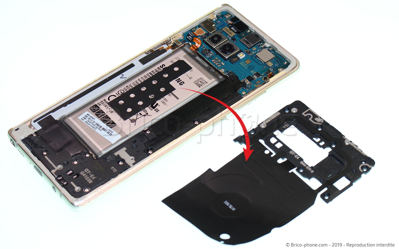 Démontage complet sur Galaxy Note 8 photo 4