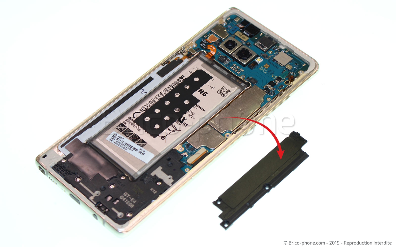 Démontage complet sur Galaxy Note 8 photo 3