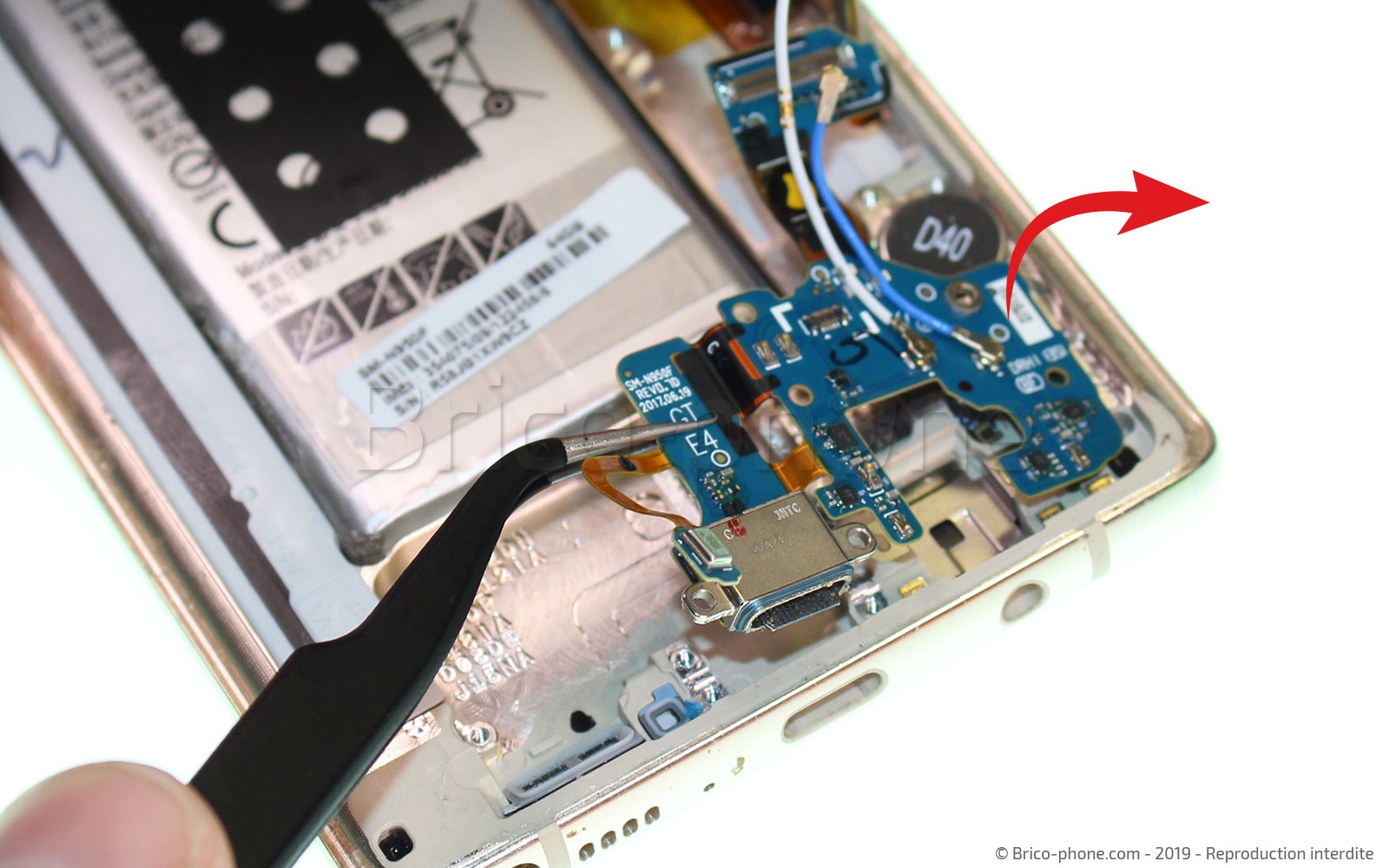 Démontage complet sur Galaxy Note 8 photo 2