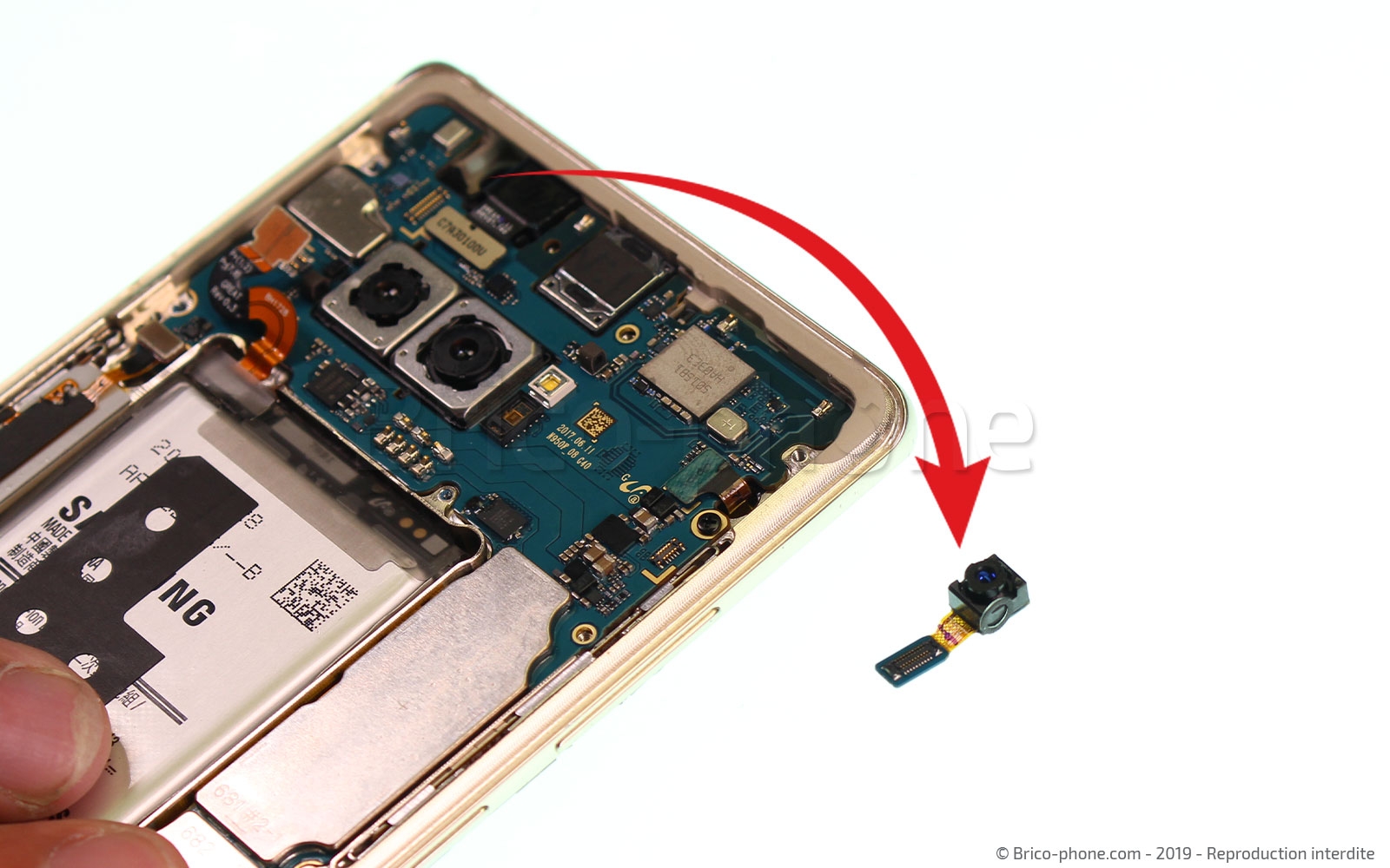 Changement du connecteur de charge sur Galaxy Note 8 photo 4