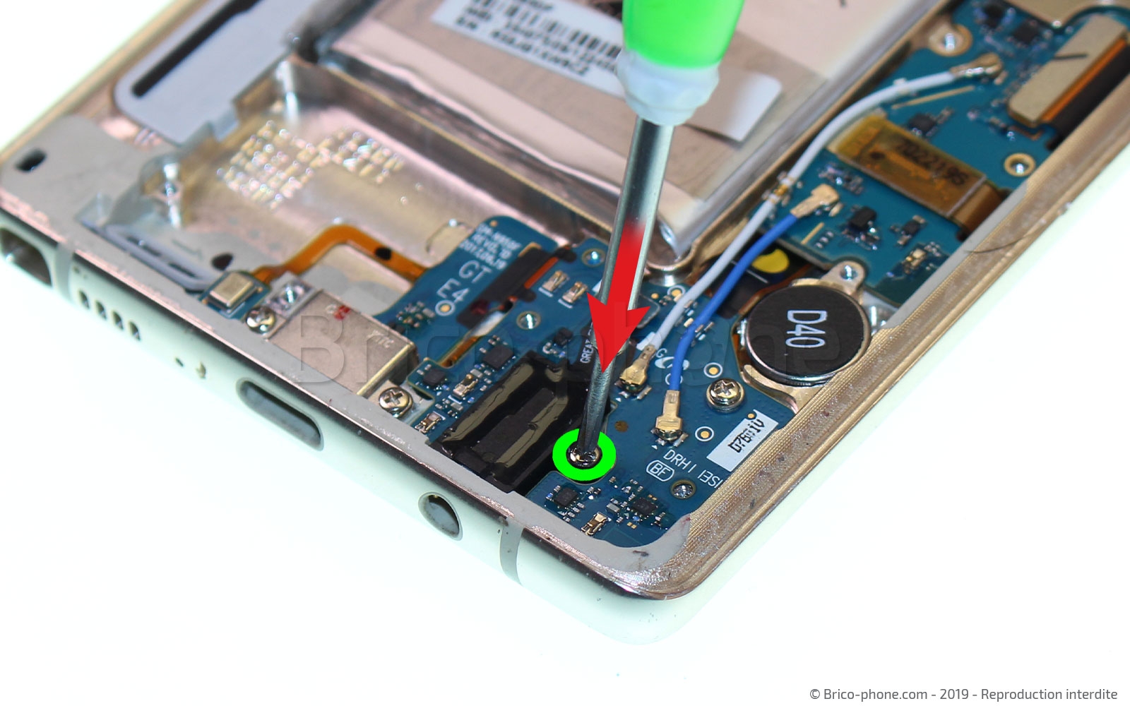 Changement du connecteur de charge sur Galaxy Note 8 photo 1