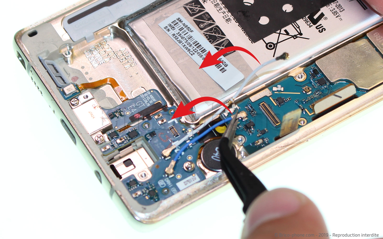 Changement du connecteur de charge sur Galaxy Note 8 photo 1