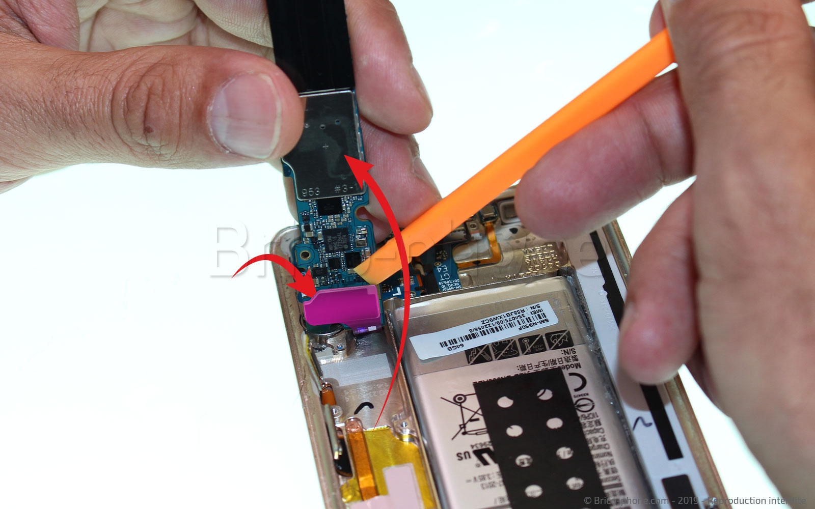 Changement du connecteur de charge sur Galaxy Note 8 photo 2