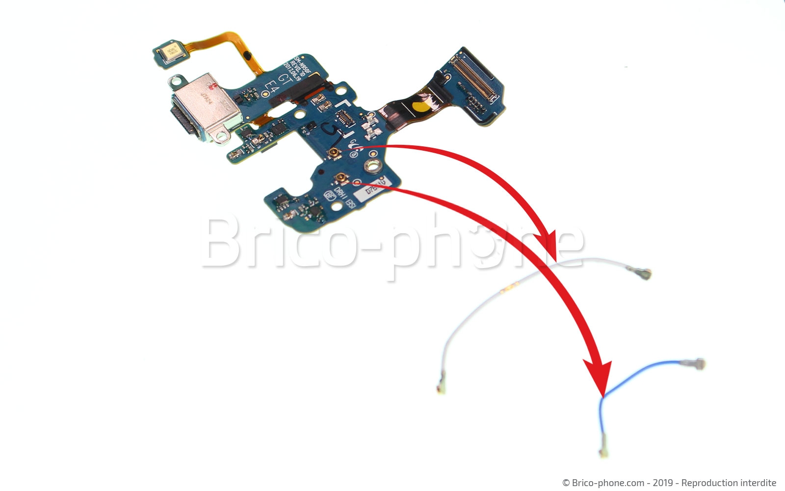 Changement du connecteur de charge sur Galaxy Note 8 photo 2