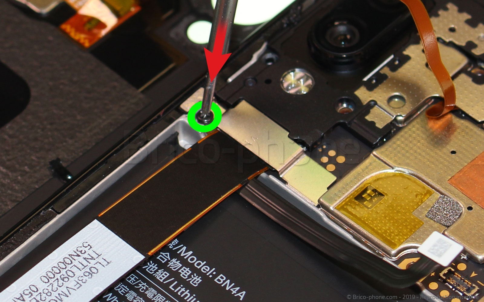 Changement de batterie sur Redmi Note 7 photo 1