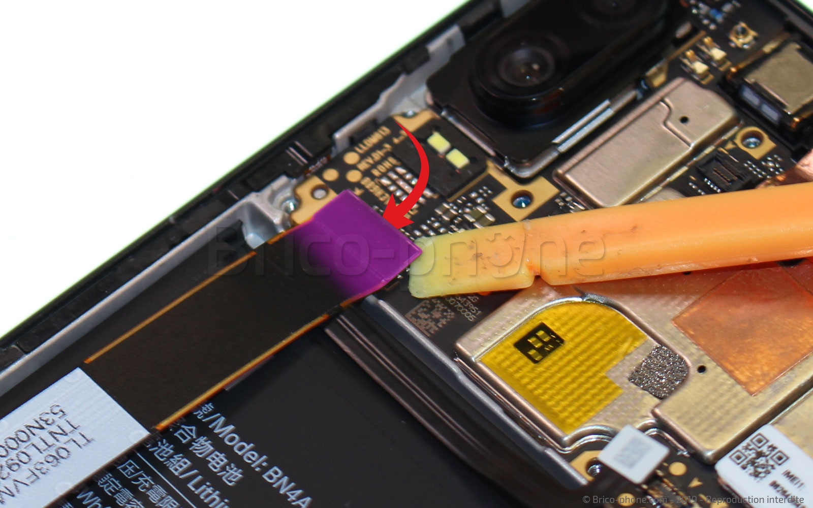 Changement de batterie sur Redmi Note 7 photo 3