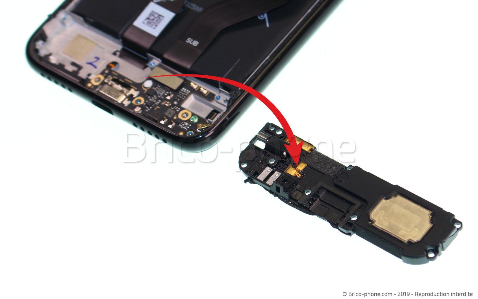 Changement du connecteur de charge sur Redmi Note 7 photo 3