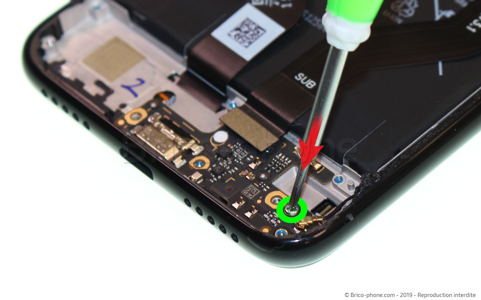 Changement du connecteur de charge sur Redmi Note 7 photo 3